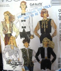 5136 DRESSY OR NOT LINED JACKETS, VESTS LENGTHS PATTERN 12-16